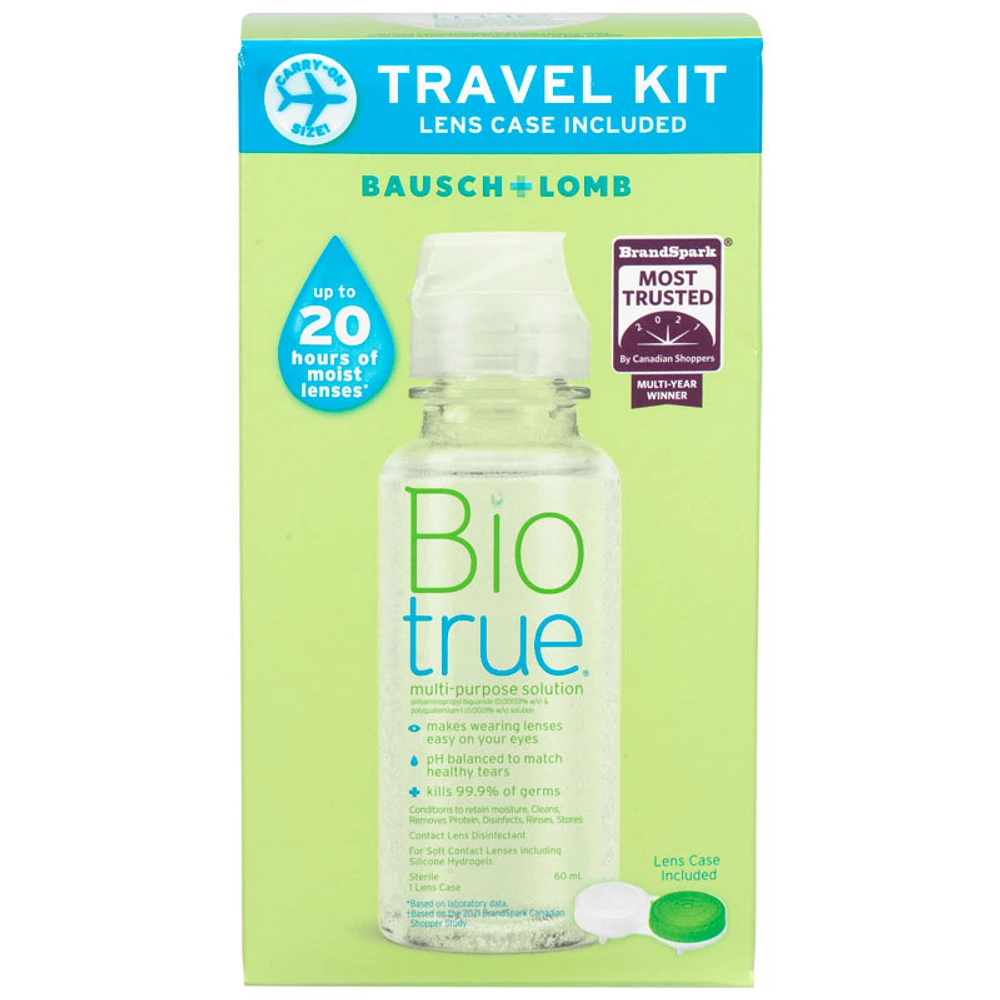 Bausch & Lomb Biotrue Travel Kit - 60ml