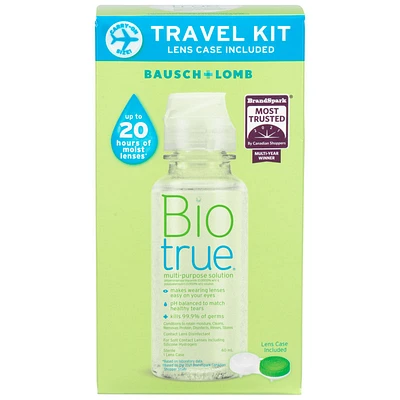 Bausch & Lomb Biotrue Travel Kit - 60ml