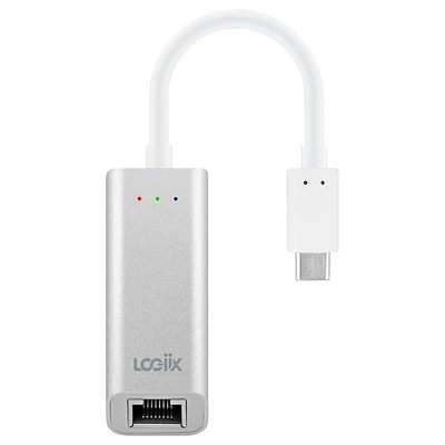 Logiix USB-C to Gigabit Ethernet Adapter - Aluminum - LGX-12918
