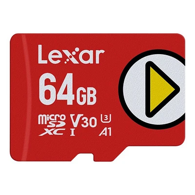 Lexar PLAY microSDXC Memory Card - 64GB - LMSPLAY064G-BNNWG