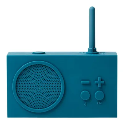 Lexon Tykho 3 FM Radio and Bluetooth Speaker - Blue - LA119B9