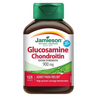 Jamieson Glucosamine Chondroitin Extra Strength 900mg - 125's