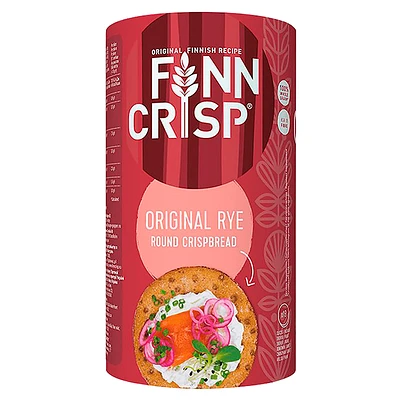 Finn Crisp Original Rye Round Crispbread - 250g