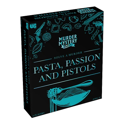 University Games Murder Mystery Party - Pasta, Passion & Pistols