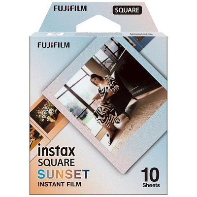 Fujifilm Instax Square Sunset Color Instant Film - 10 exposures