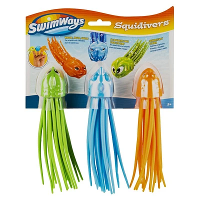 SwimWays SquiDivers Kids Pool Diving Toys