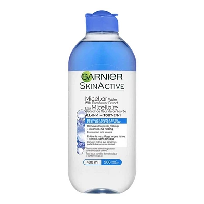 Garnier SkinActive All-in-1 Micellar Water - Delicate Skin & Eyes - 400ml