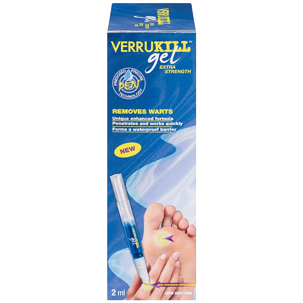 Verrukill Gel Pen Wart Remover - Extra Strength - 2ml