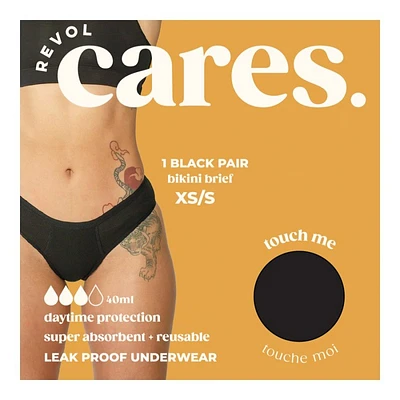 Revol Cares Bikini Brief Period Pants - Daytime Protection