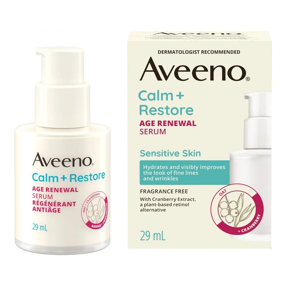 Aveeno Calm + Restore Age Renewal Serum - 29ml