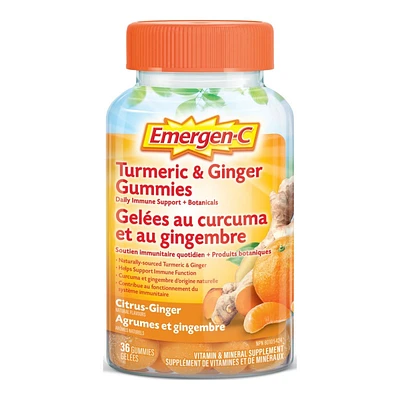 Emergen-C Turmeric & Ginger Gummies - 100mg / 50mg - 36's