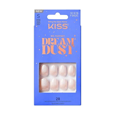 Kiss gel FANTASY Dreamdust Nail Set - Silver Spoon - 28s