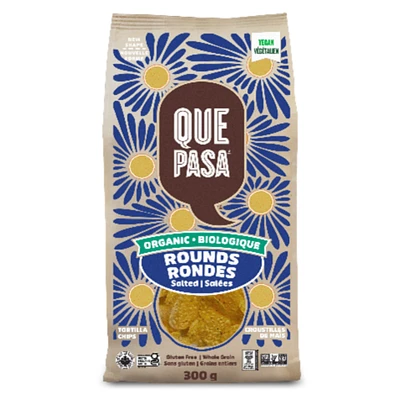 Que Pasa Salted Round Chips - 300g