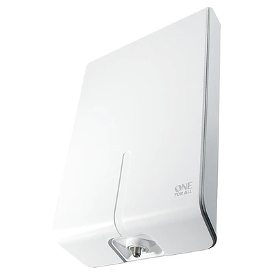 One For All Amplified Attic/Outdoor HDTV Antenna - White - 17411