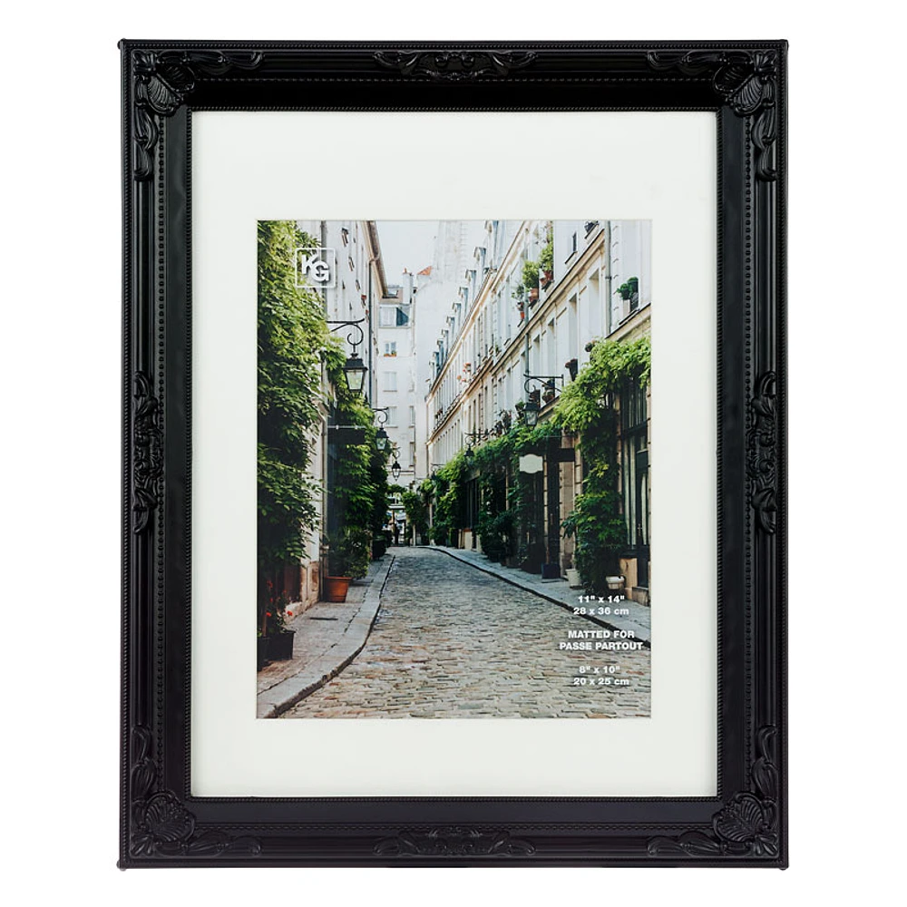 Kiera Grace Georgia Frame - Black - 11x14 Inch Matted for 8x10 Inch - PH43924-6