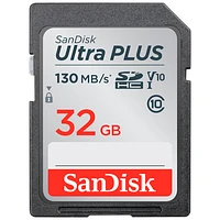 SanDisk Ultra Plus 32GB SDHC-Card - SDSDUW3-032G-CB6IN