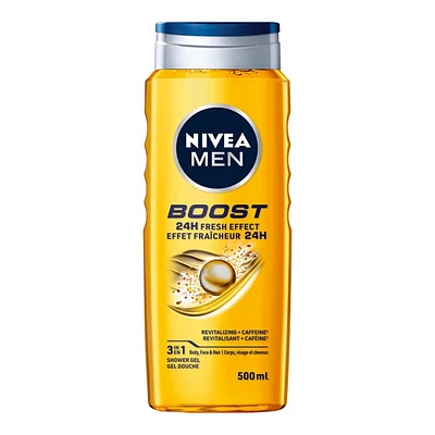 Nivea Men Boost 3 in 1 Shower Gel - 500ml