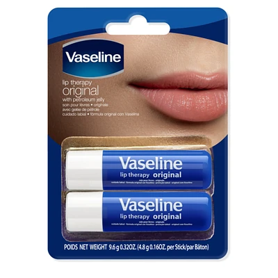 Vaseline Lip Therapy - Original - 2 x 4.8g