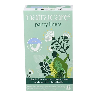 Natracare Natural Panty Liners - Mini - 30's