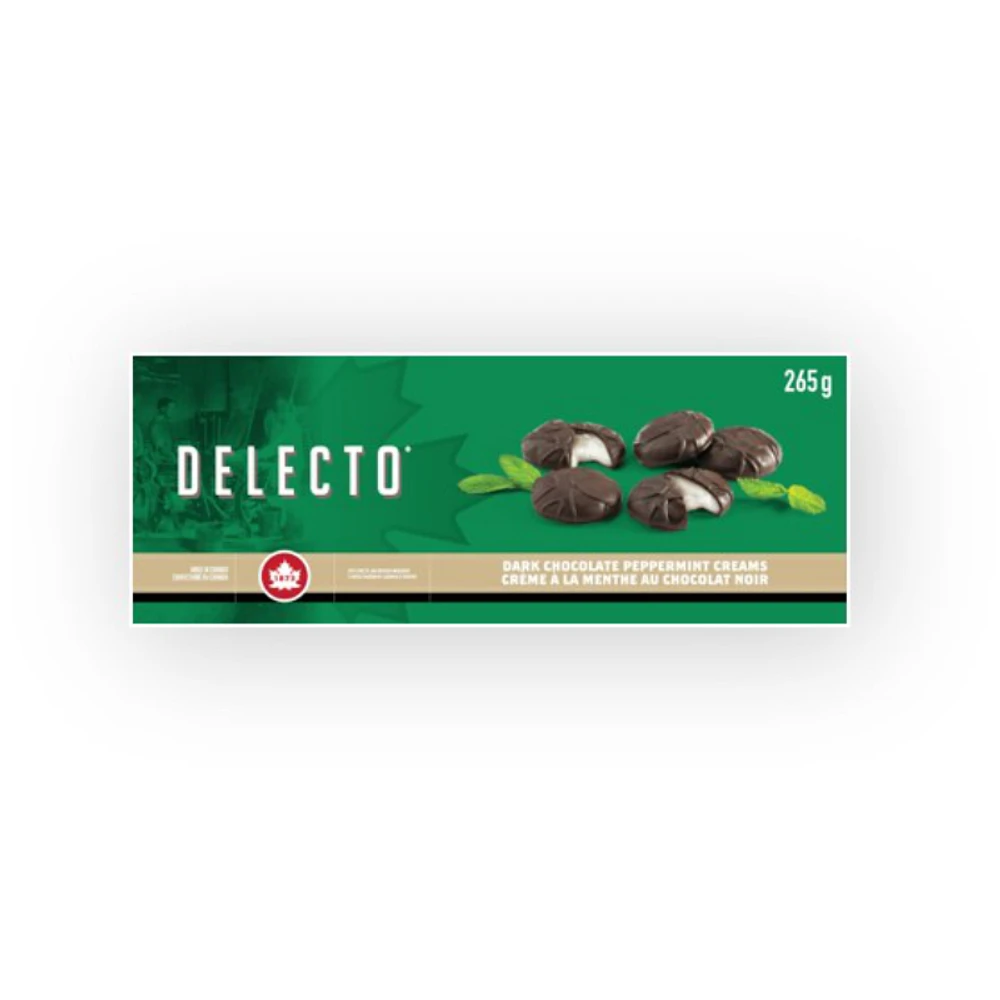 Ganong Delecto Dark Chocolate Peppermint Creams - 265g