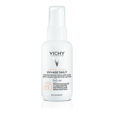 Vichy Capital Soleil UV + Age Daily Anti-aging Protective Lotion - SPF 60 - 40ml