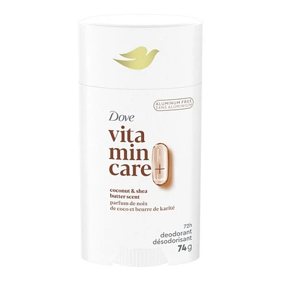 Dove Vitamin Care + Deodorant - Coconut & Shea Butter - 74g