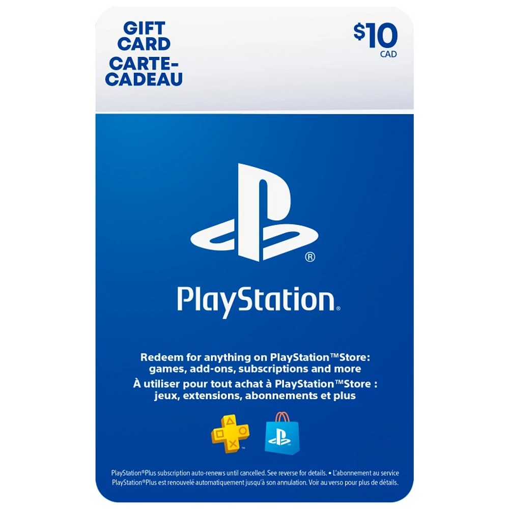 Playstation Network Gift Card - $10