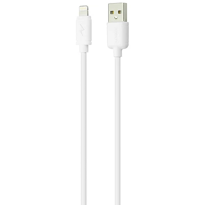 Logiix Sync/Charge Jolt XL 8-pin Lightning to USB Cable - 3 M - White - LGX-10936