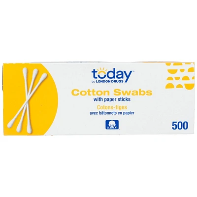 Today By London Drugs Cotton Swabs - 500's