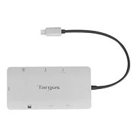 Targus USB-C Docking Station - Dual 4K HDMI - 100W PD Pass-Thru - Silver - DOCK423TT
