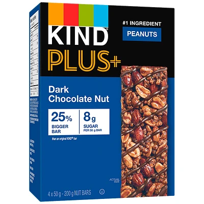 Kind Plus Bars - Dark Chocolate Nut - 4x50g