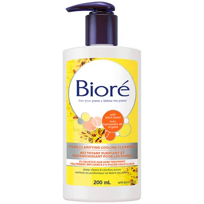 Bioré Pore Clarifying Cooling Cleanser - 200ml