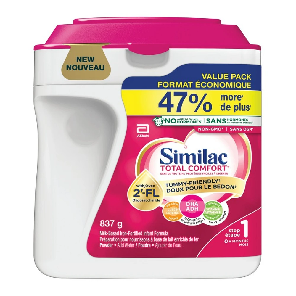 Similac Total Comfort Value Pack Baby Food Powder - Step 1 - 837g