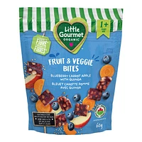 Little Gourmet Blueberry Carrot Apple with Quinoa - Fruit and Veggie Bites - 60g