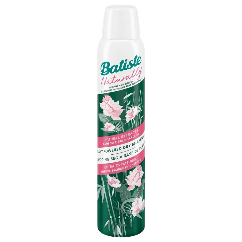 Batiste Naturally Dry Shampoo - Bamboo Fibre & Gardenia - 200ml