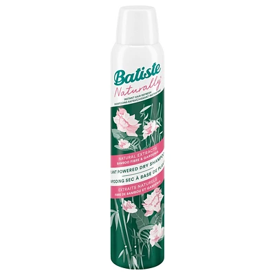 Batiste Naturally Dry Shampoo - Bamboo Fibre & Gardenia - 200ml