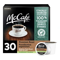 McCafe Premium Medium Dark Roast Decaf K-Cup Coffee Pods - 30's