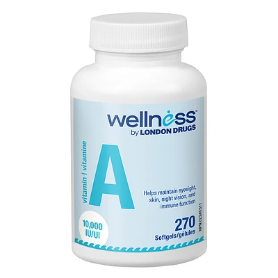 Wellness by London Drugs Vitamin A - 10,000 IU - 270s