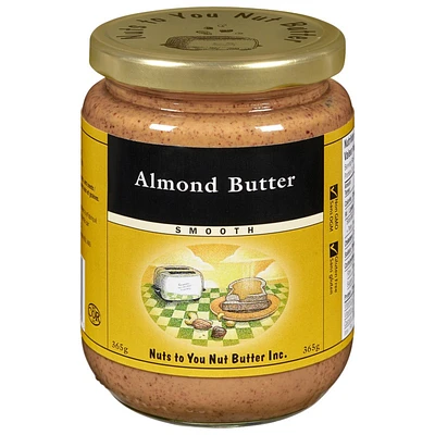 Nuts To You Almond Butter - Smooth - 365g