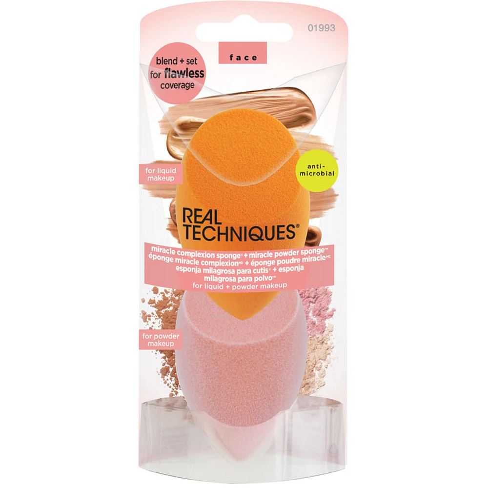 Real Techniques Miracle Complexion Sponge Set - 2 piece