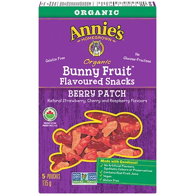Annie's Bunny Fruit Snacks - Berry Patch - 115g
