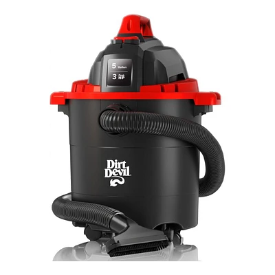 Dirt Devil Canister Vacuum Cleaner - Black/Red - SD65000