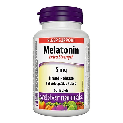 Webber Naturals Extra Strength Melatonin - 5mg - 60s