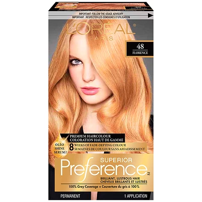 L'Oreal Superior Preference Fade-Defying Colour & Shine System - 48 Copper Blonde