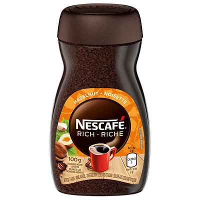 Nescafe Rich Instant Coffee - Hazelnut - 100g