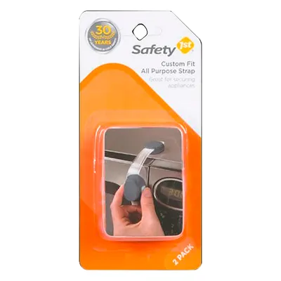 Safety 1st Adjustable Strap - Charcoal - 2 pack
