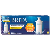 Brita Water Filter Pitcher Replacement Filters - 5 Filters