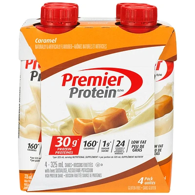 Premier Protein Shakes - Caramel - 4 x 325ml