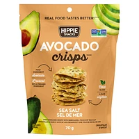 Hippie Snacks Avocado Crisps - Sea Salt - 70G