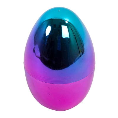 Plastic Metallic Easter Egg - 5.5 Inch